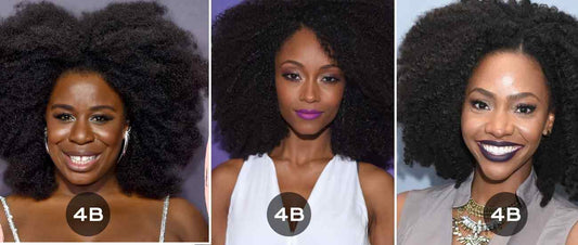 Cheveux de type 4B