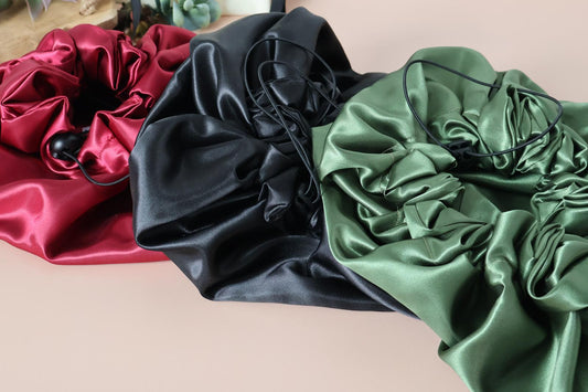Bonnet en satin